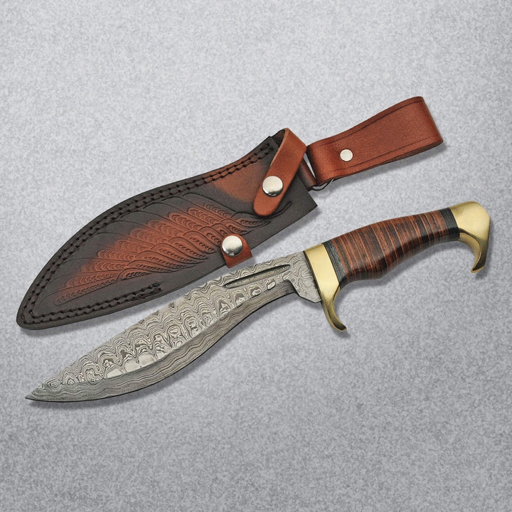 Daniel Steiger Damascus Kukri Knife