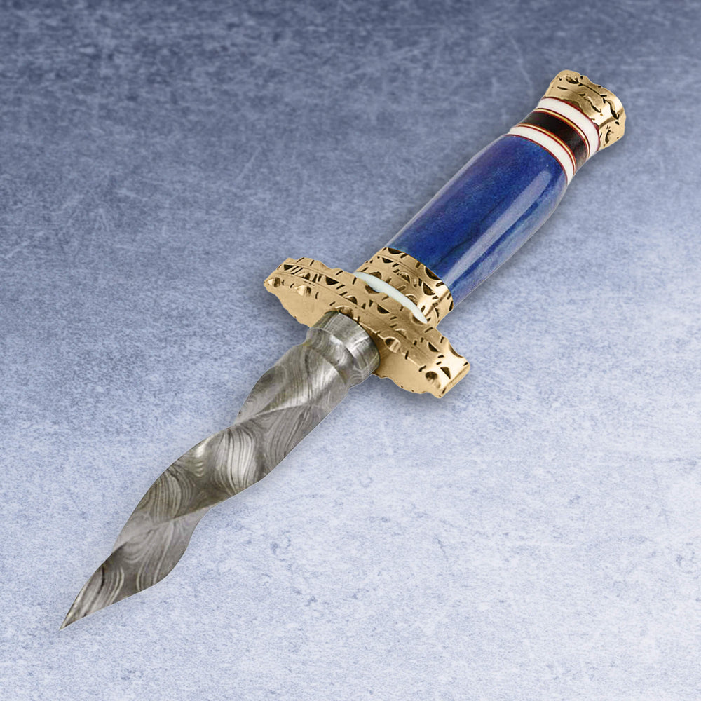 Daniel Steiger Damascus Trinity Knife