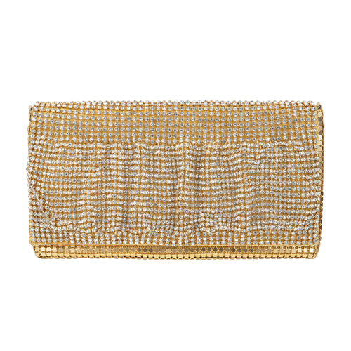 Daniel Steiger Gold Ruffle Clutchbag