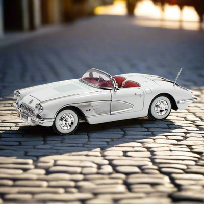 1958 White Corvette