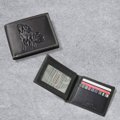 Daniel Steiger Stallion Animal Spirit Leather Wallet