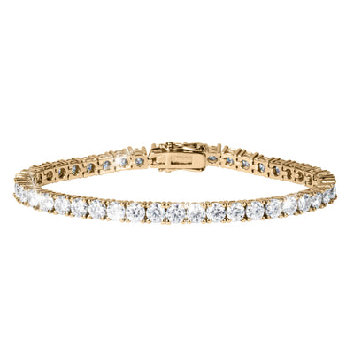 Daniel Steiger Golden Moissanite Tennis Bracelet