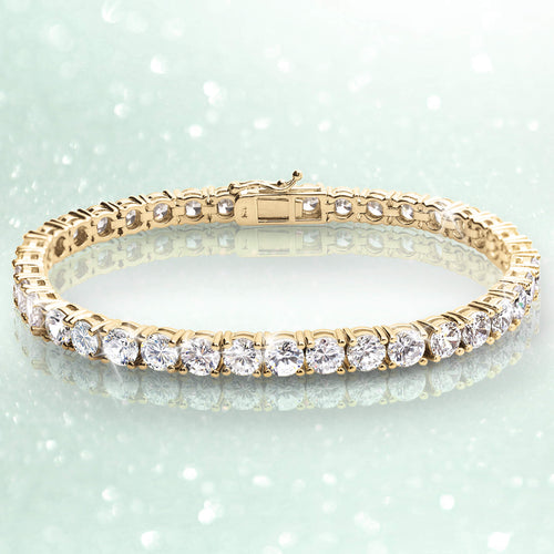 Daniel Steiger Millionaire Gold Tennis Bracelet