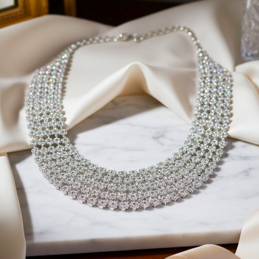 Black Friday Spotlight Deal - Ice Extravaganza Rhodium Necklace