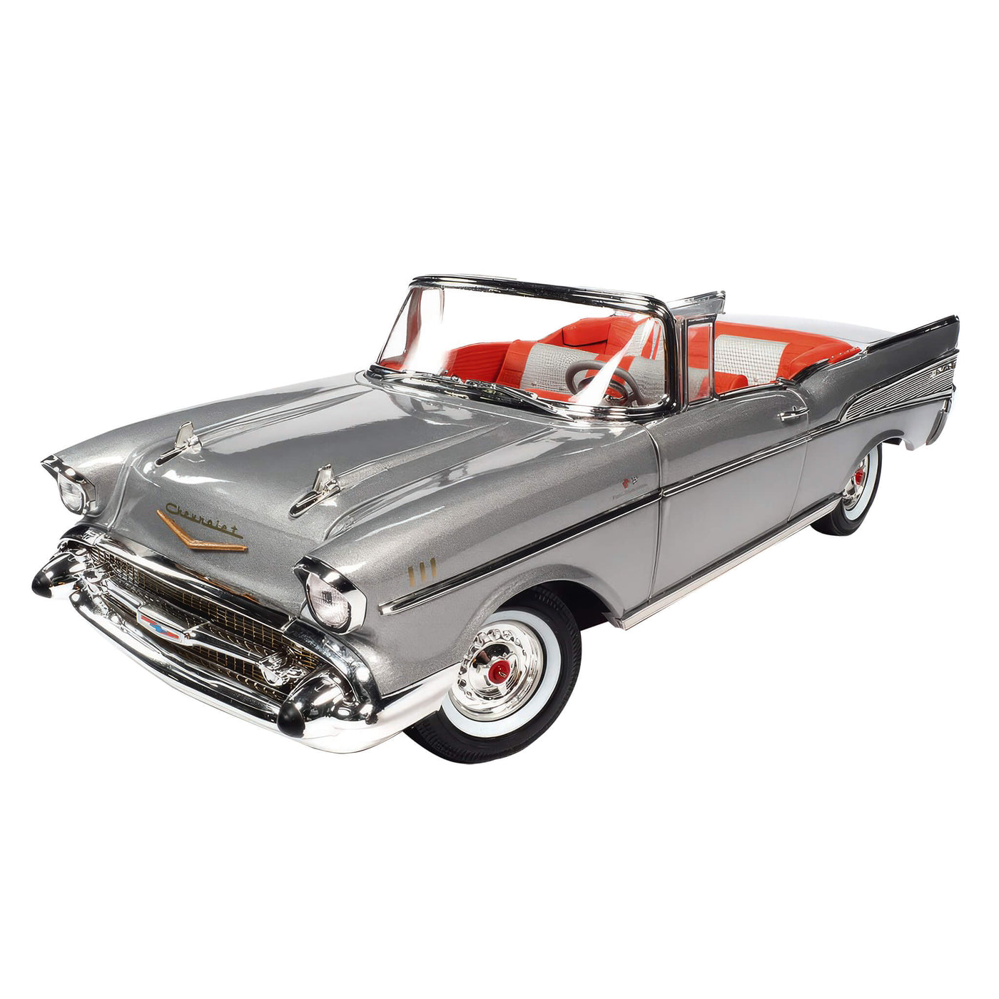 1957 Chevrolet Bel Air Convertible - Silver