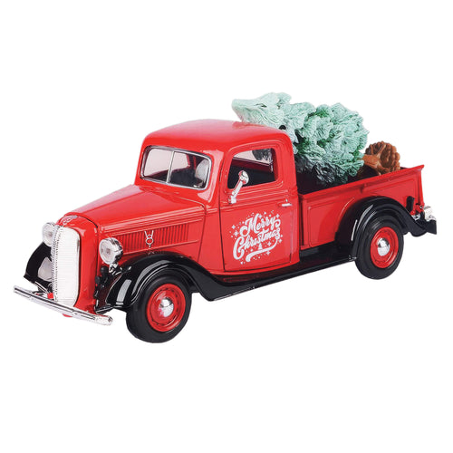 1937 Ford Pickup With Tree