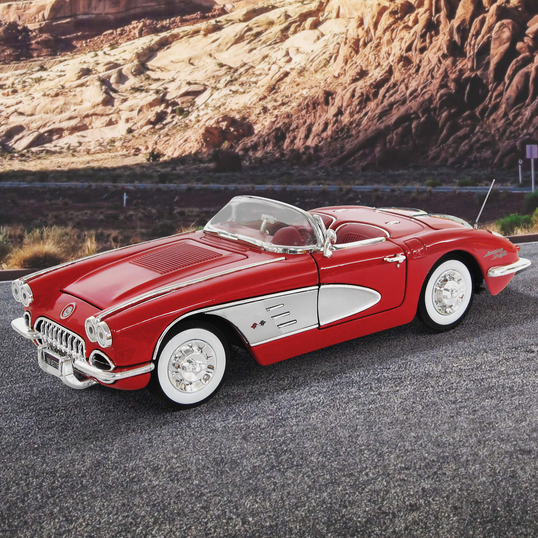 Daniel Steiger 1958 Red Corvette