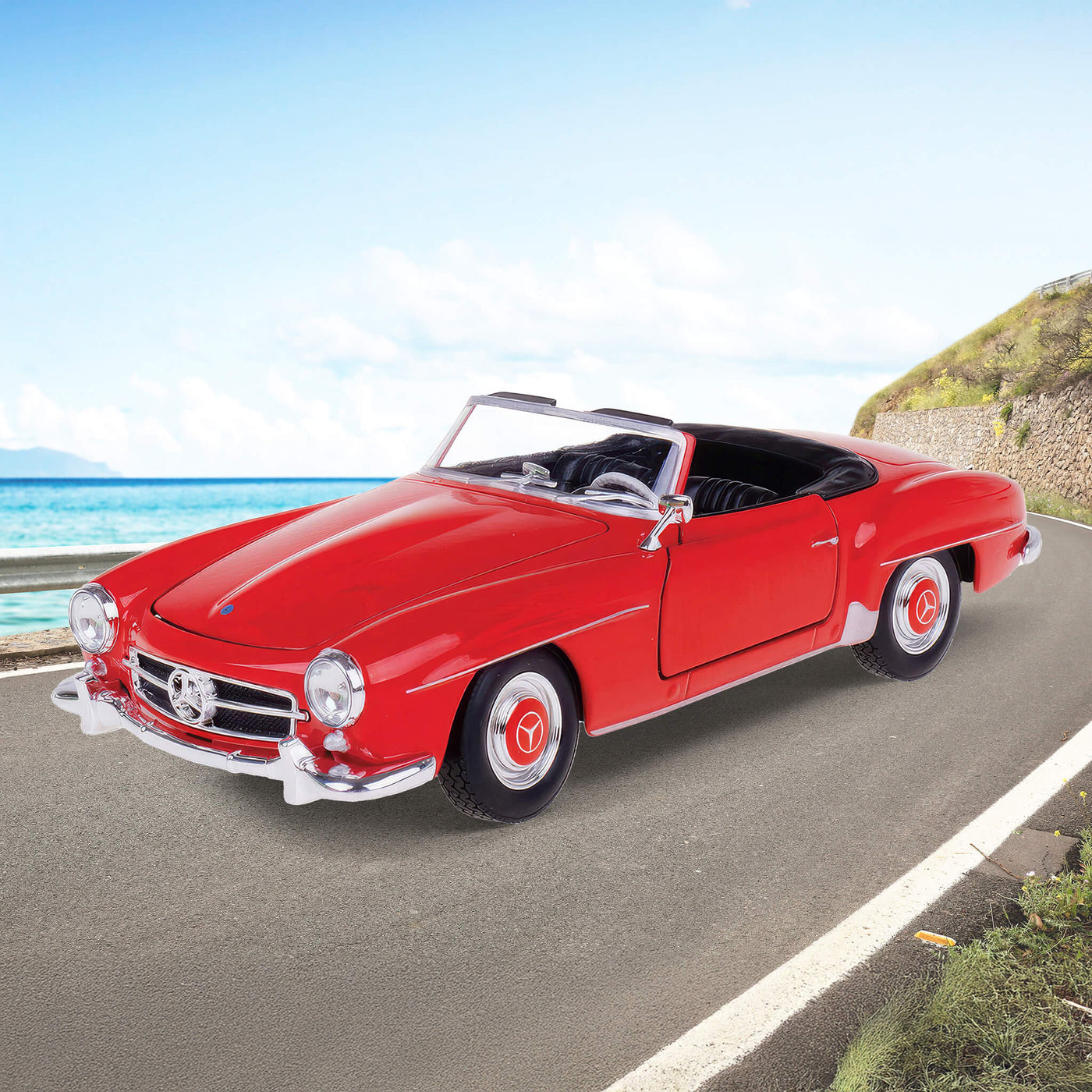 Daniel Steiger 1955 Mercedes-Benz 190 SL Convertible - Red