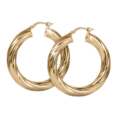 Roma Luxe Twisted Earrings