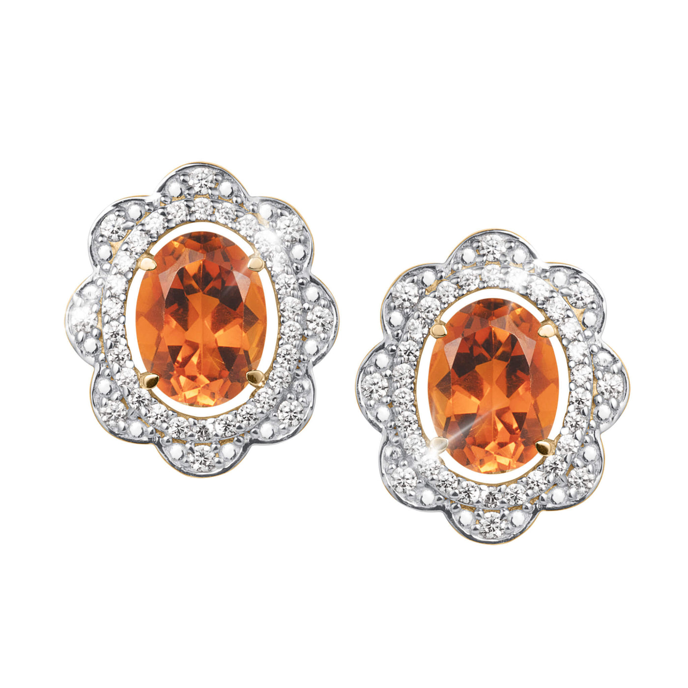 Honey Glow Citrine Earrings