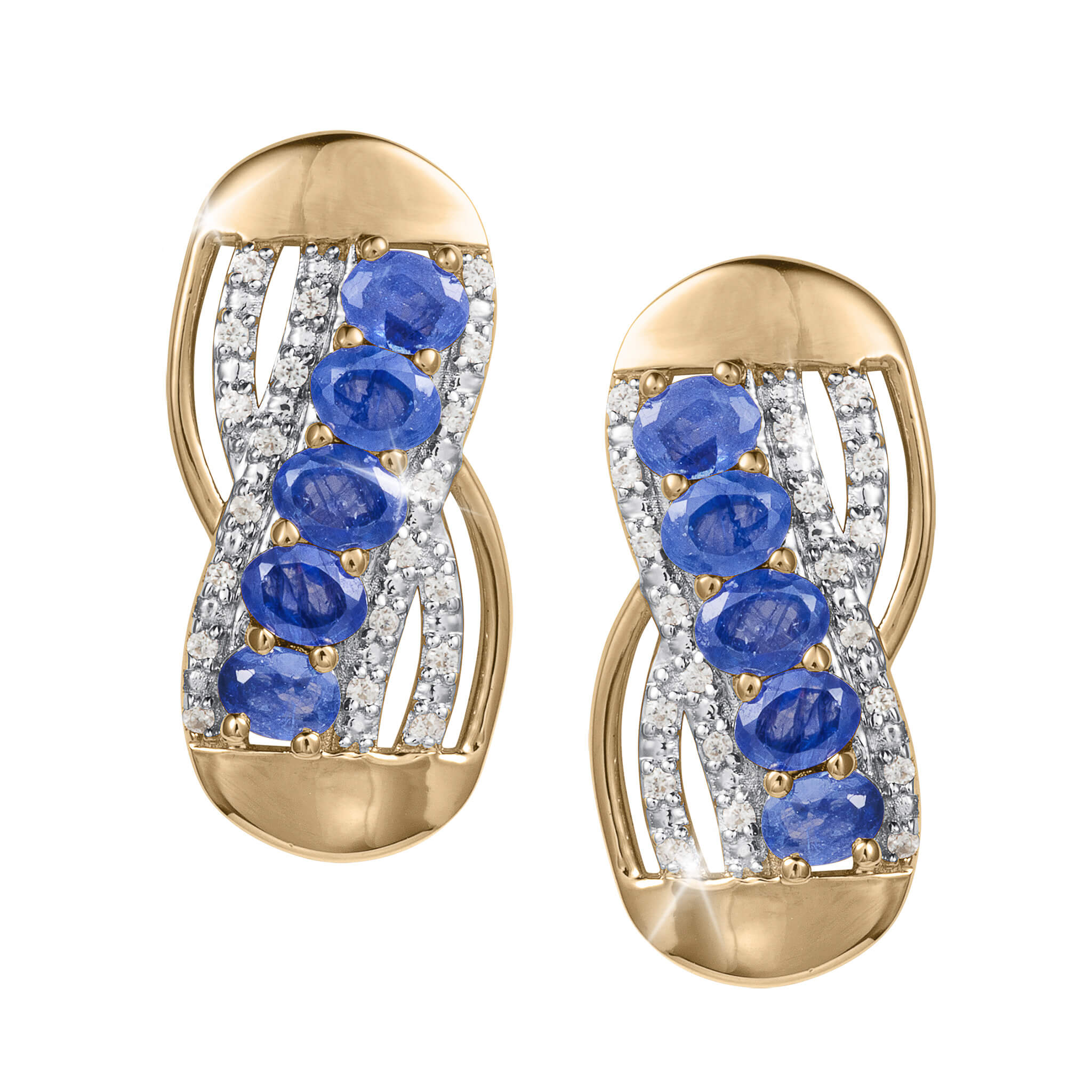 Daniel Steiger Infinity Sapphire Earrings