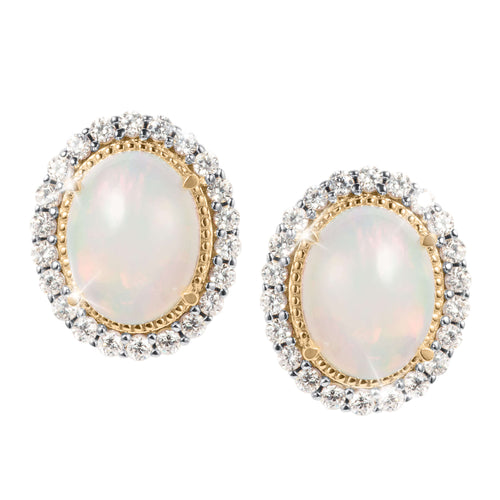 Luminara Opal Earrings
