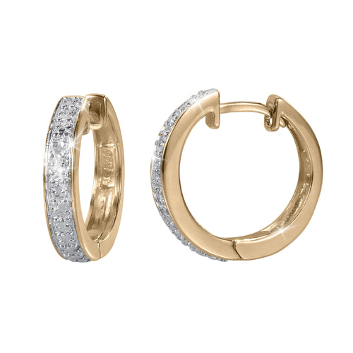 Daniel Steiger Aurora Diamond Hoop Earrings