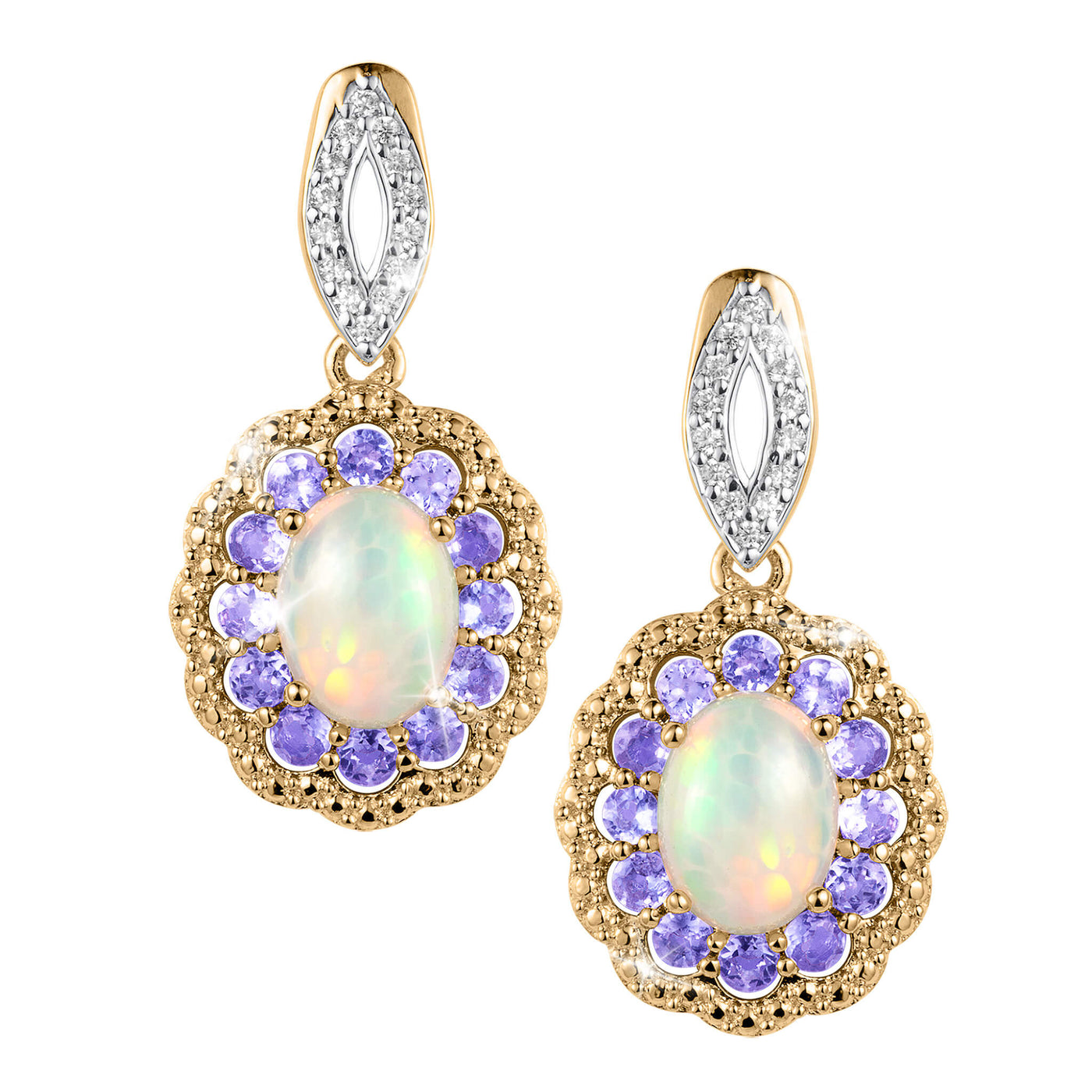 Opal Eclipse Earrings