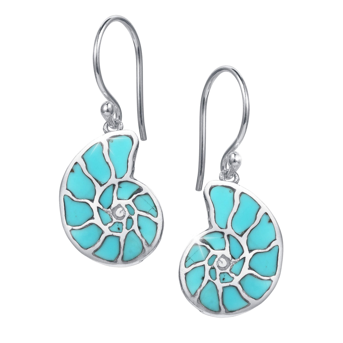 Daniel Steiger Turquoise Seascape Earrings