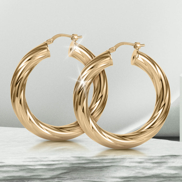 Roma Luxe Hoop Earrings Set