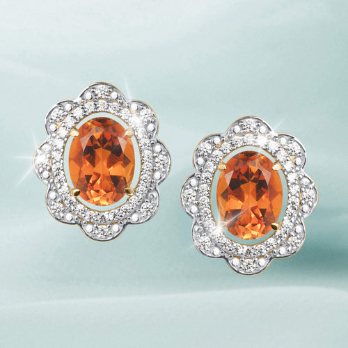 Honey Glow Citrine Earrings