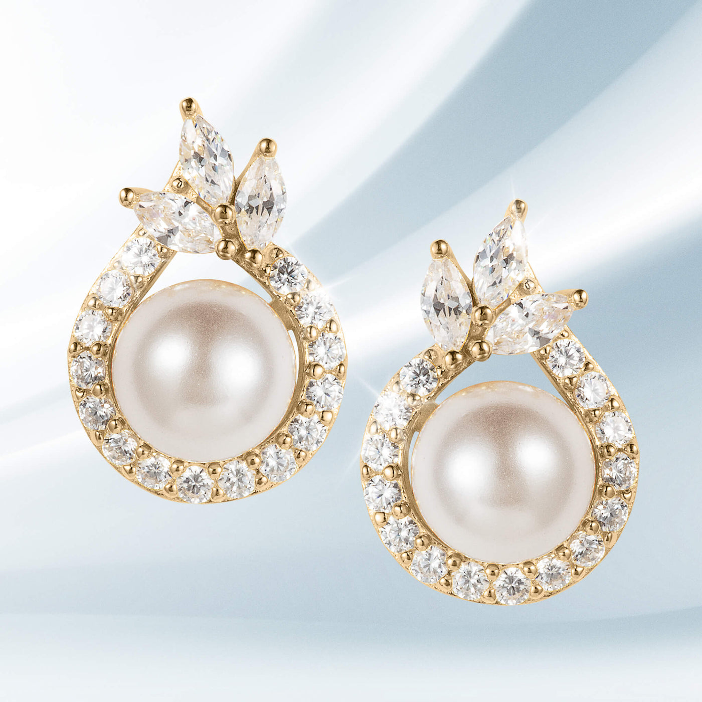 Ocean’s Moonlight Pearl Earrings
