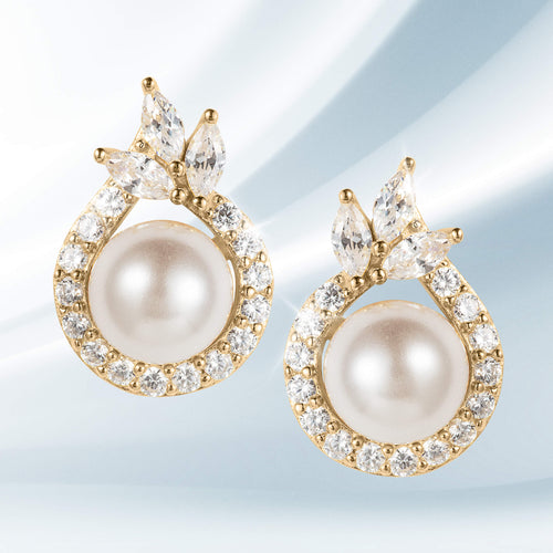 Ocean’s Moonlight Pearl Earrings