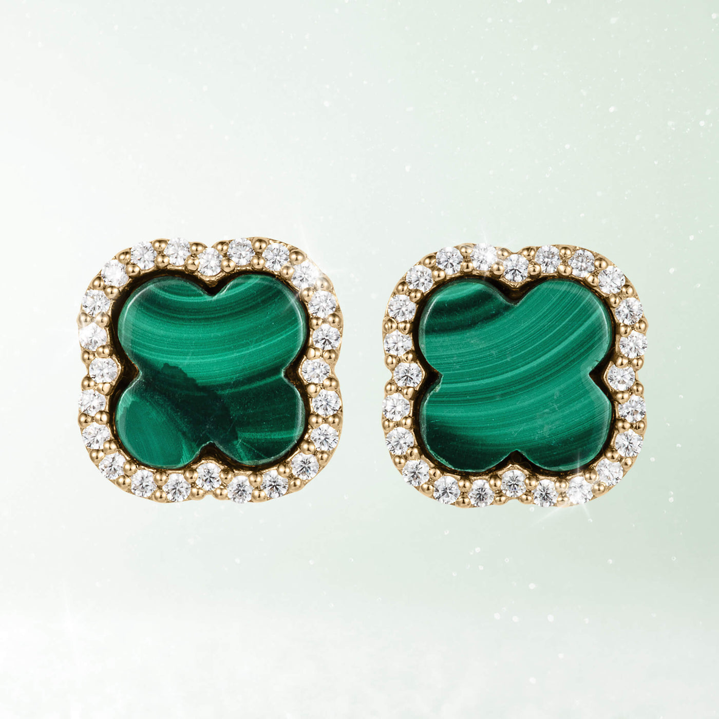 Fortuna Clover Malachite Collection