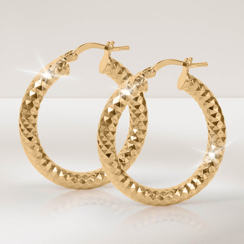 Arezzo Creole Hoop Earrings