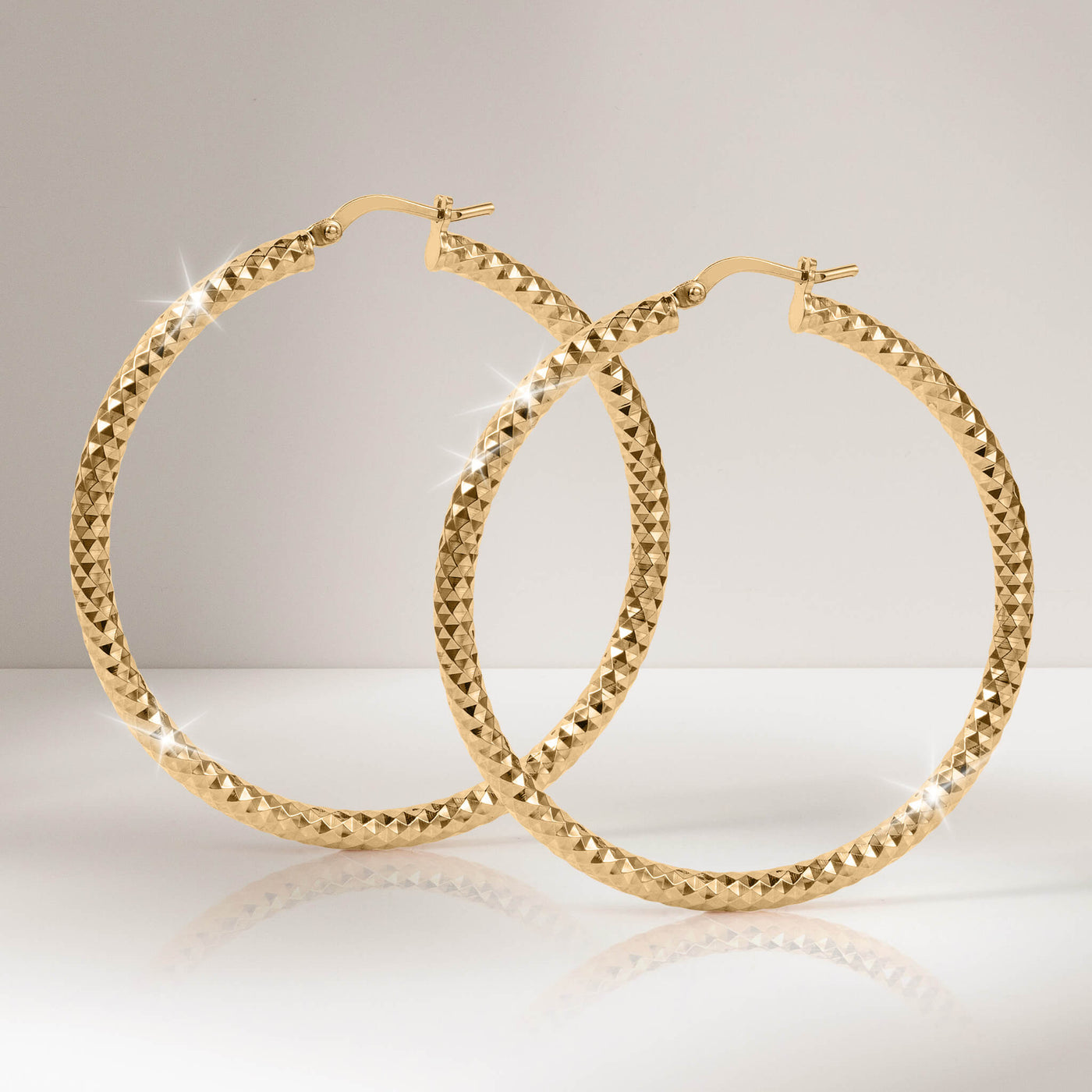 Arezzo Creole Large Hoop Earrings