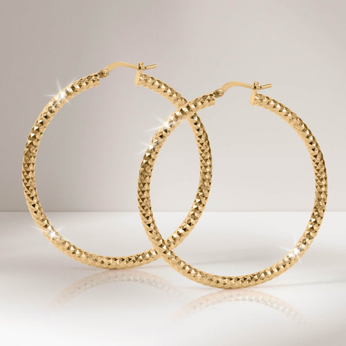 Arezzo Creole Large Hoop Earrings