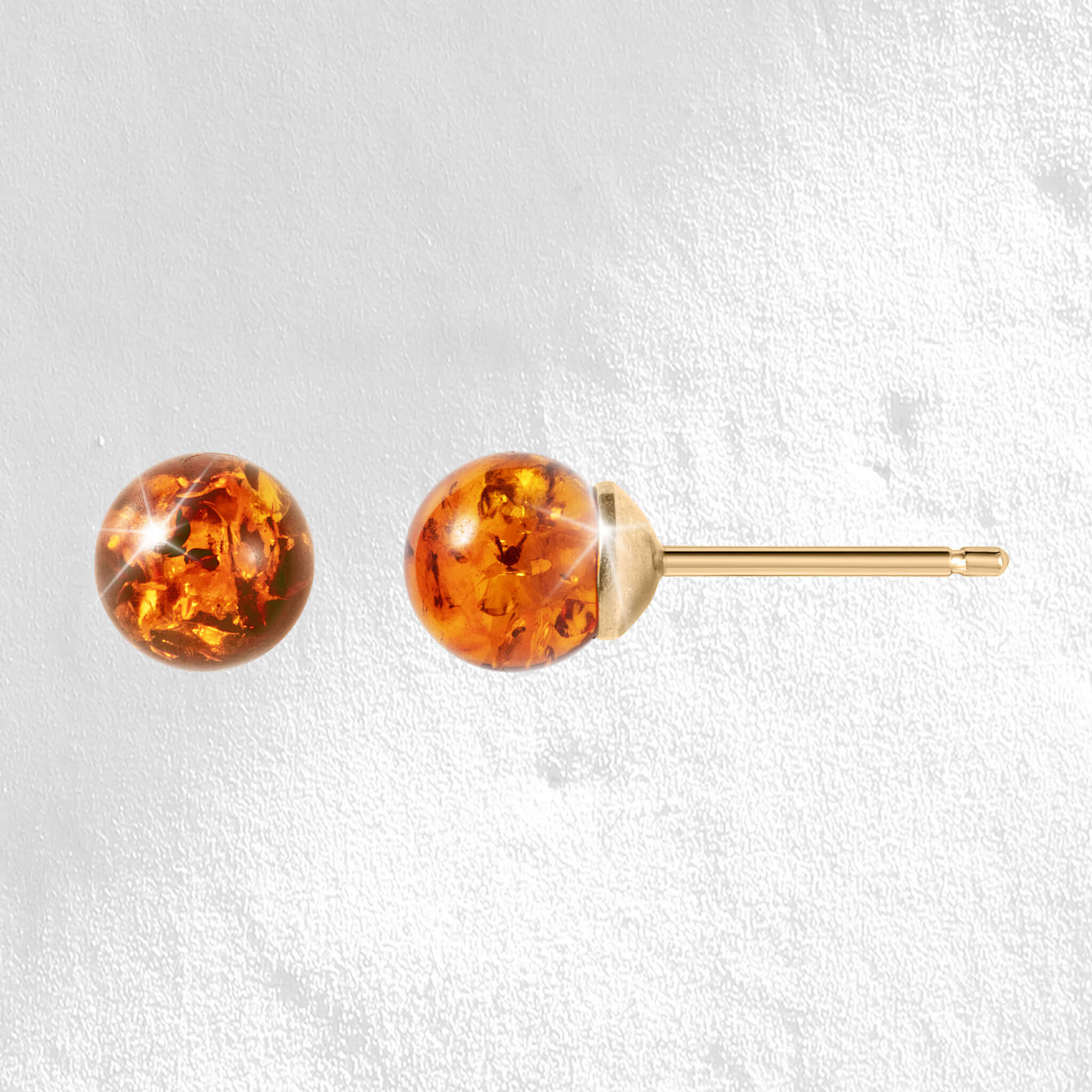 Daniel Steiger Baltic Amber Bead Earrings