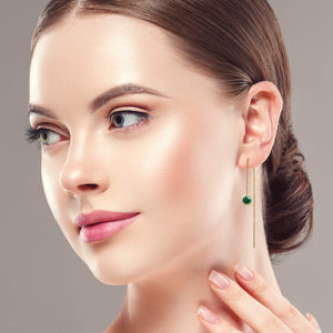 Women wearing earrings