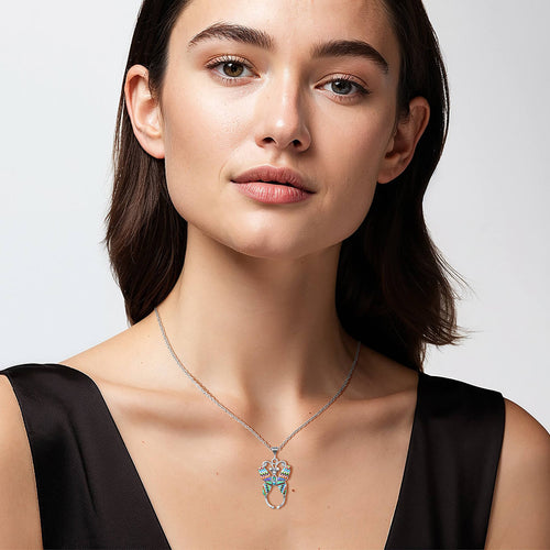 Daniel Steiger Gemflight Butterfly Pendant