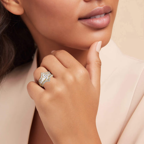Illumina Marquise Bridal Ring Set