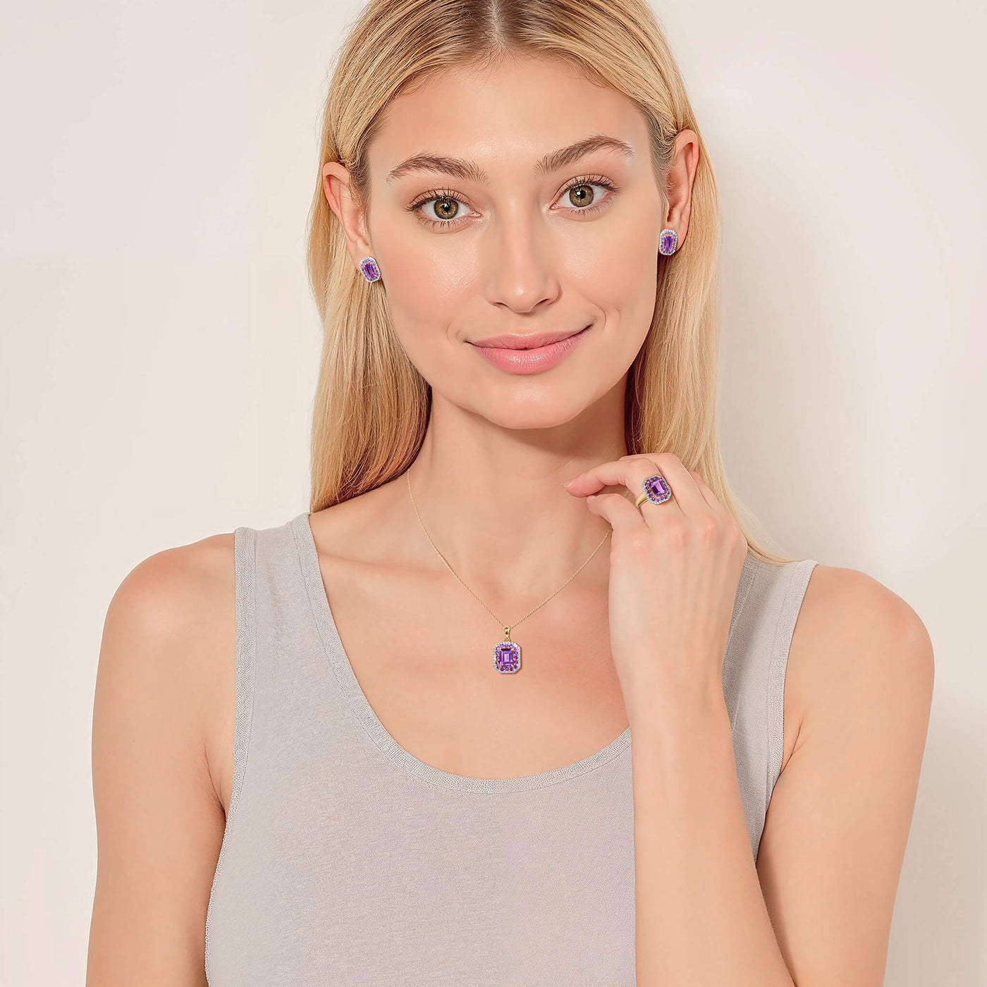 Daniel Steiger Eternal Amethyst Pendant