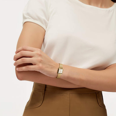 Daniel Steiger Quadro Ladies Gold Watch