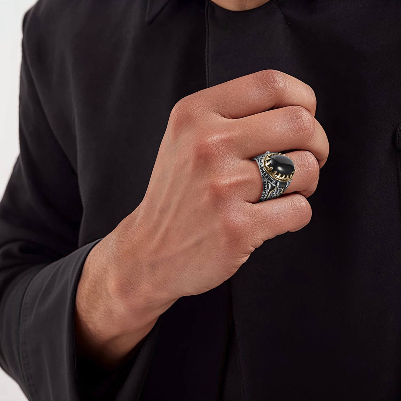 Oblivion Onyx Men’s Ring