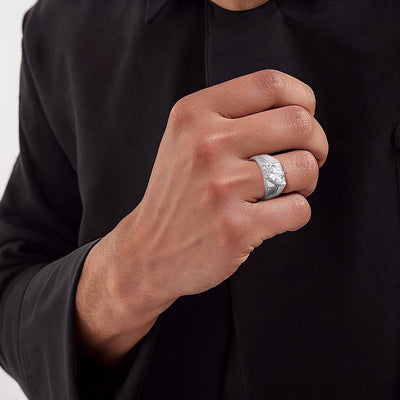 Daniel Steiger Winchester Rhodium Men’s Ring