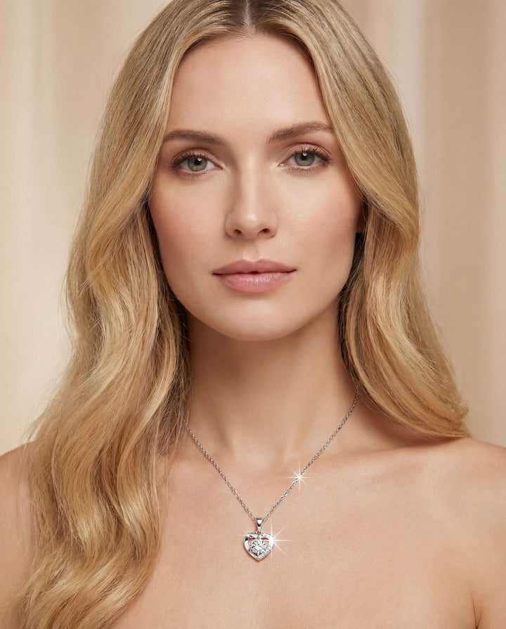 Daniel Steiger Radiant Love Moissanite Pendant