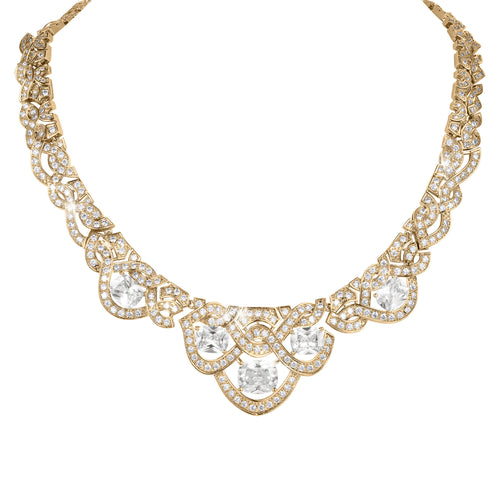 Lustrous Lace Necklace