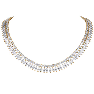 Daniel Steiger Marquise Reflection Necklace