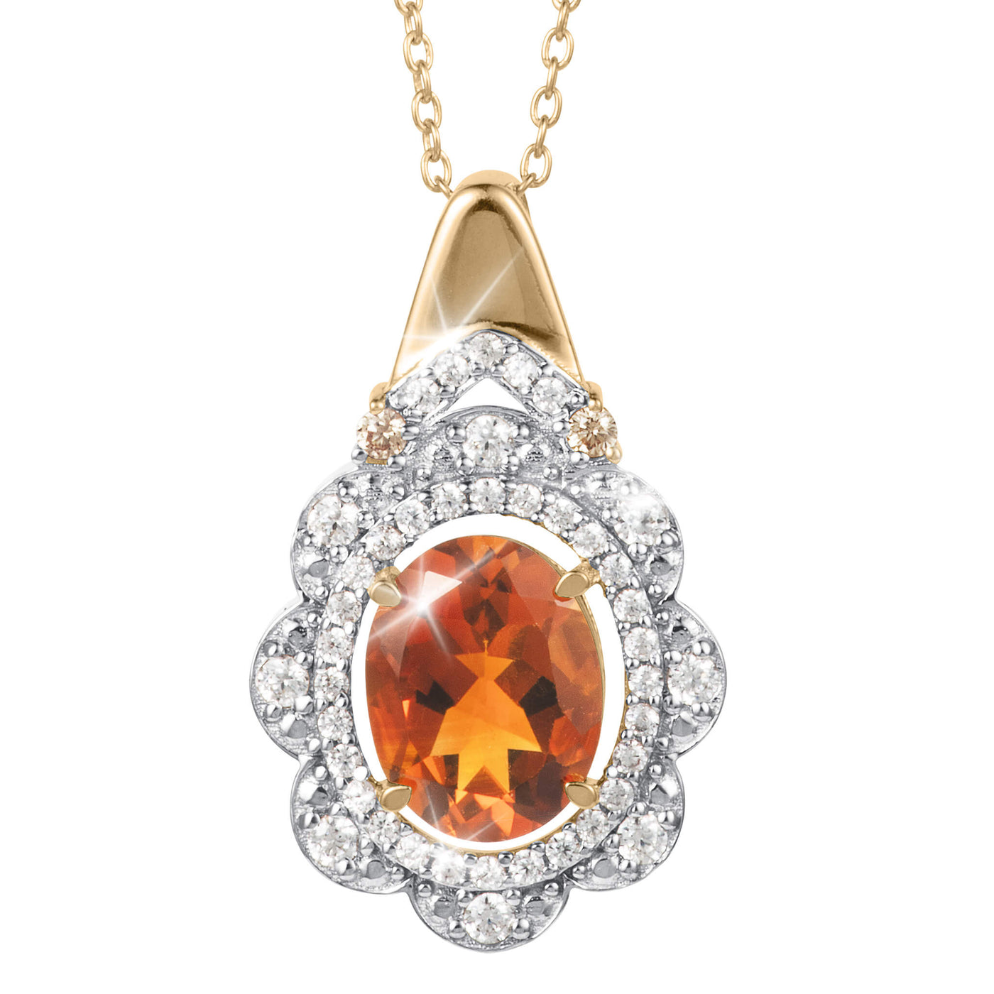 Honey Glow Citrine Pendant