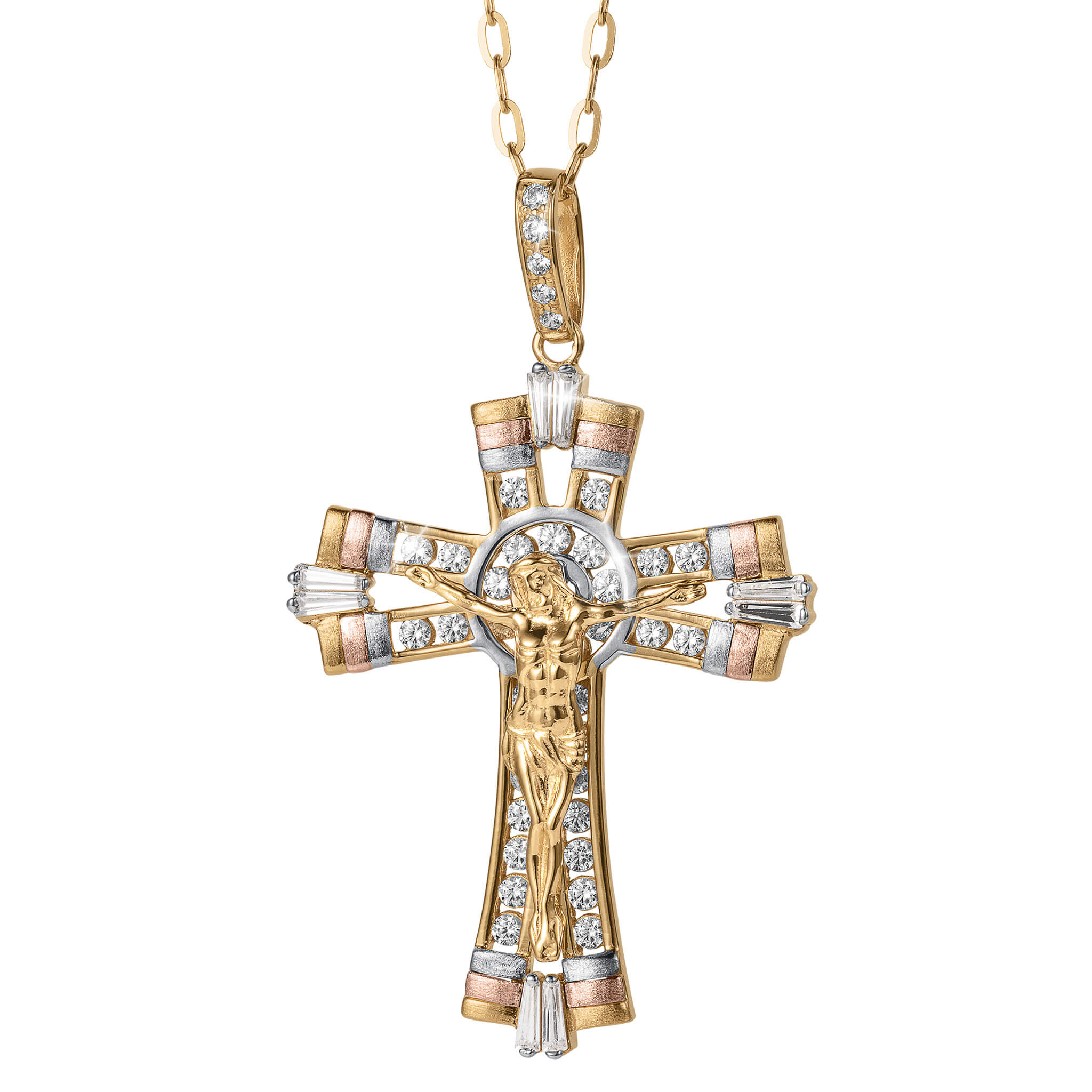 Daniel Steiger Divine Trifecta Crucifix Pendant