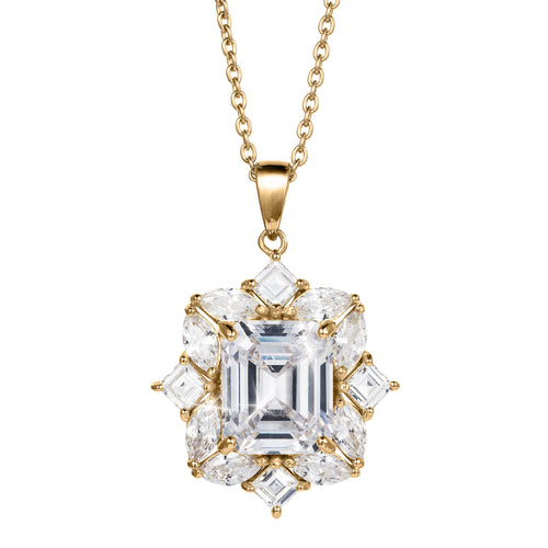 Daniel Steiger Endless Gems Square Pendant