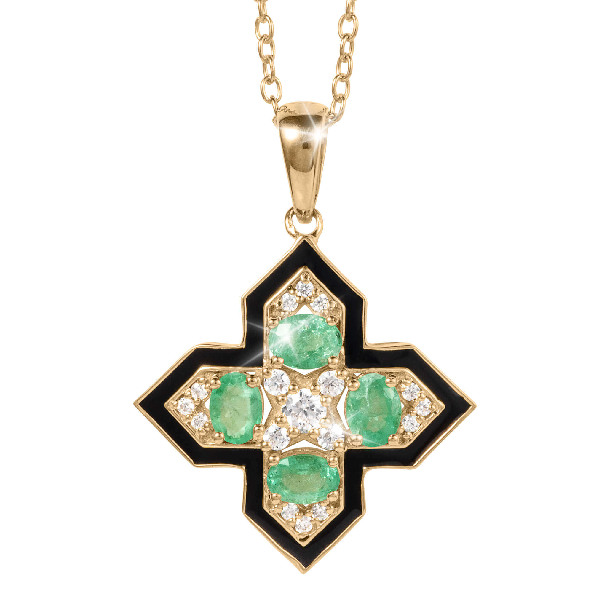 Daniel Steiger Emerald Eclipse Pendant
