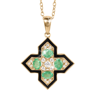 Daniel Steiger Emerald Eclipse Pendant