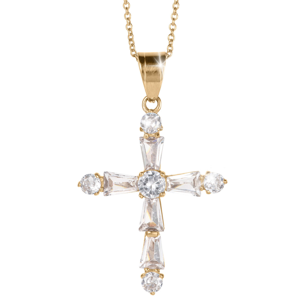 Celestial Light Cross Pendant