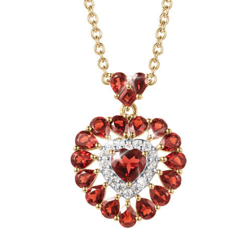 Daniel Steiger Garnet Aglow Pendant