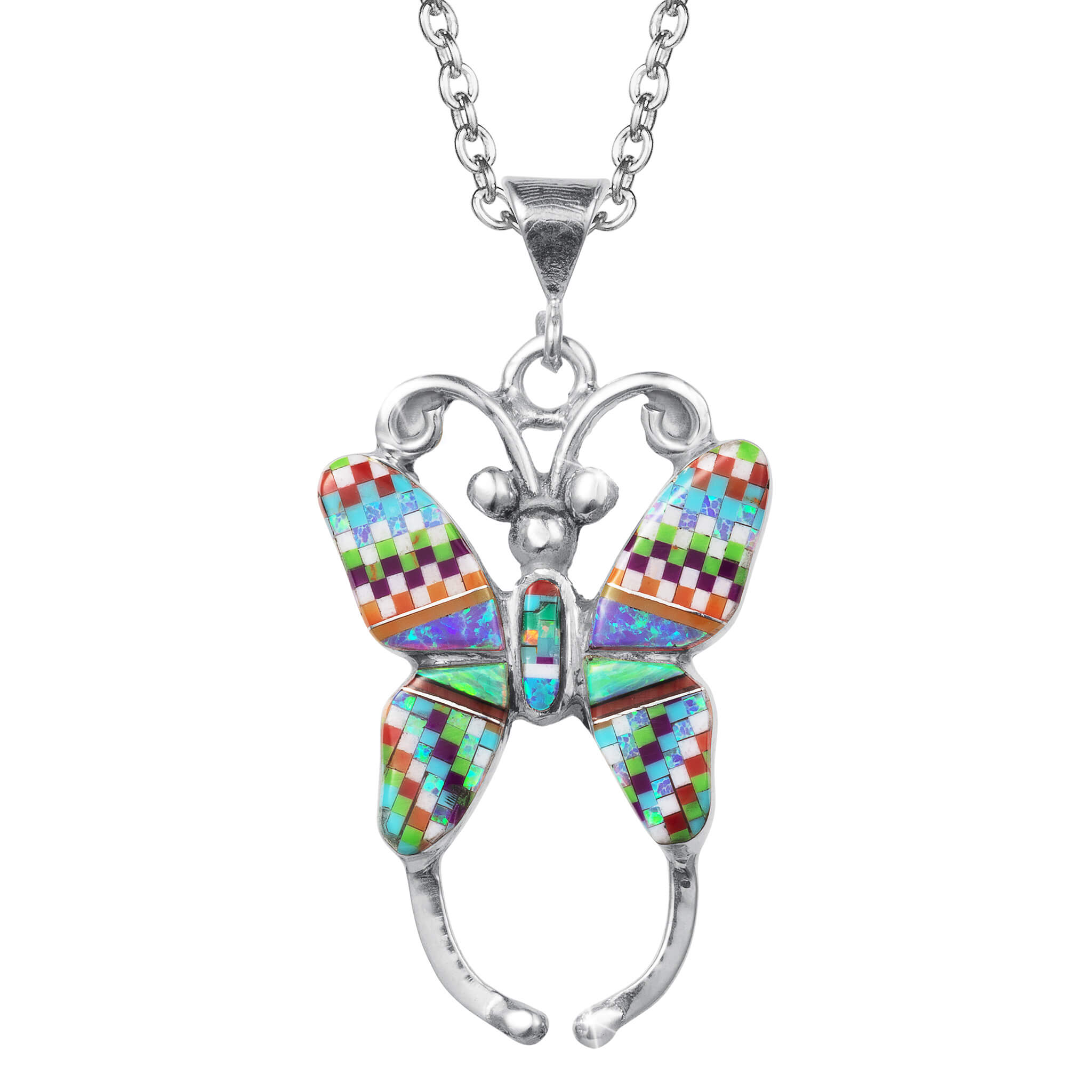 Daniel Steiger Gemflight Butterfly Pendant