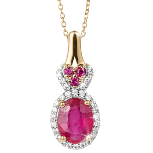 Ruby Romance Pendant