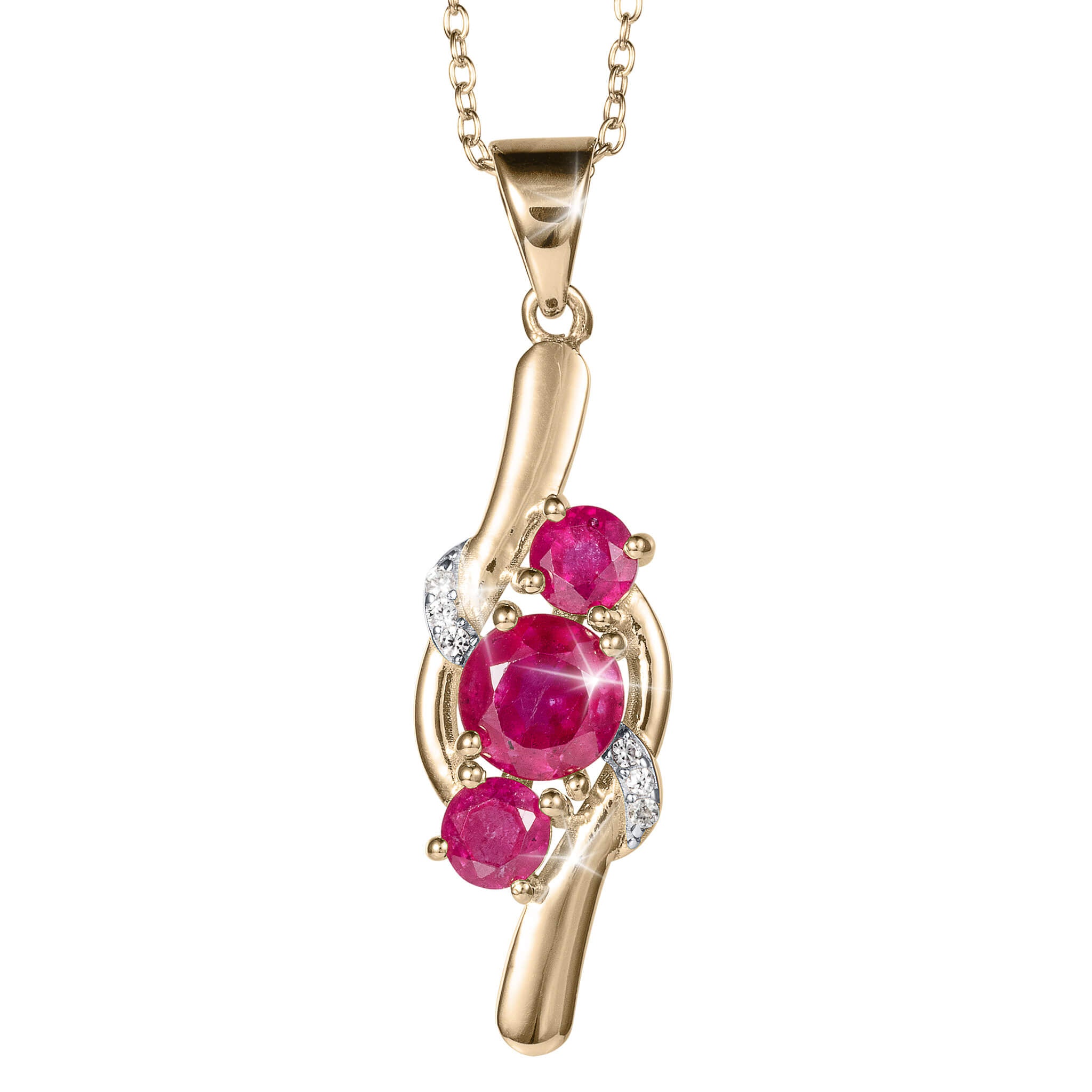 Daniel Steiger Ruby Glow Pendant