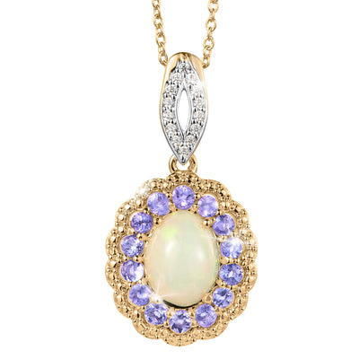 Daniel Steiger Opal Eclipse Pendant