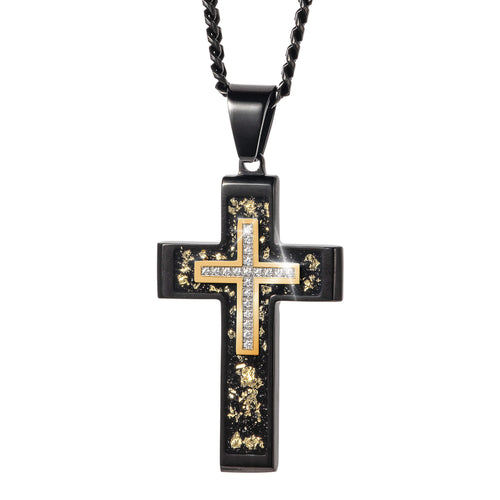 Nightfire Cross Pendant